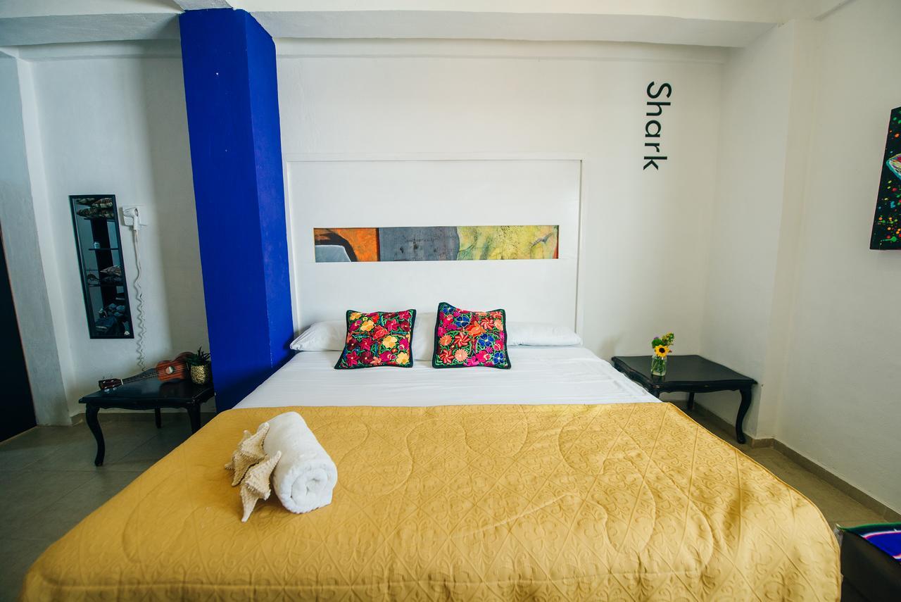 The Mermaid Hostel Beach (Adults Only) Cancún Esterno foto