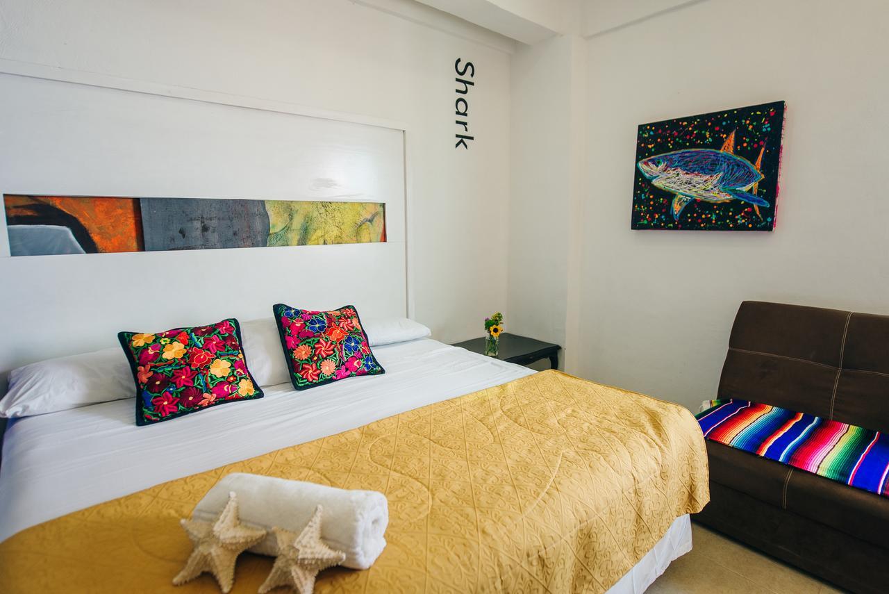 The Mermaid Hostel Beach (Adults Only) Cancún Esterno foto