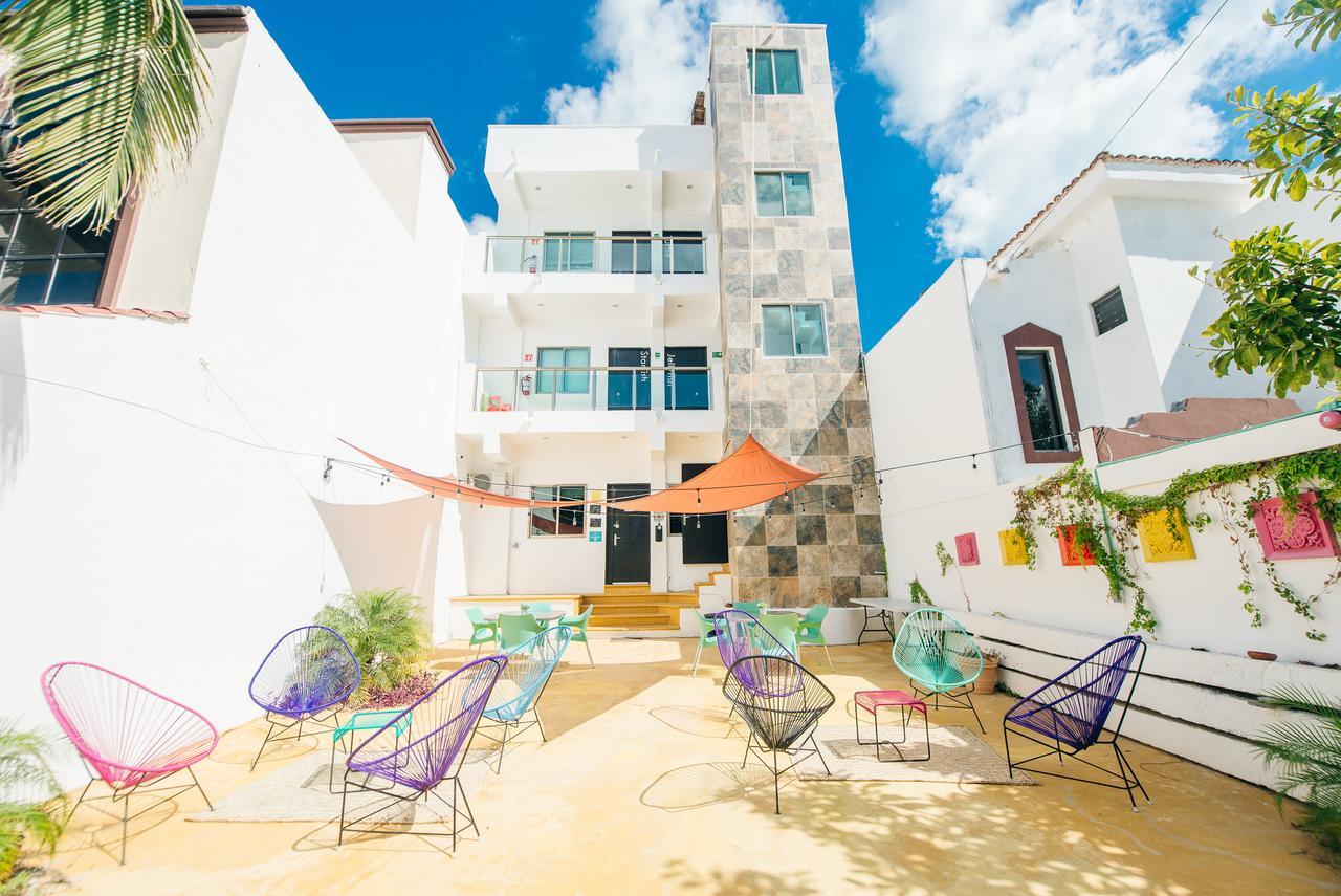 The Mermaid Hostel Beach (Adults Only) Cancún Esterno foto