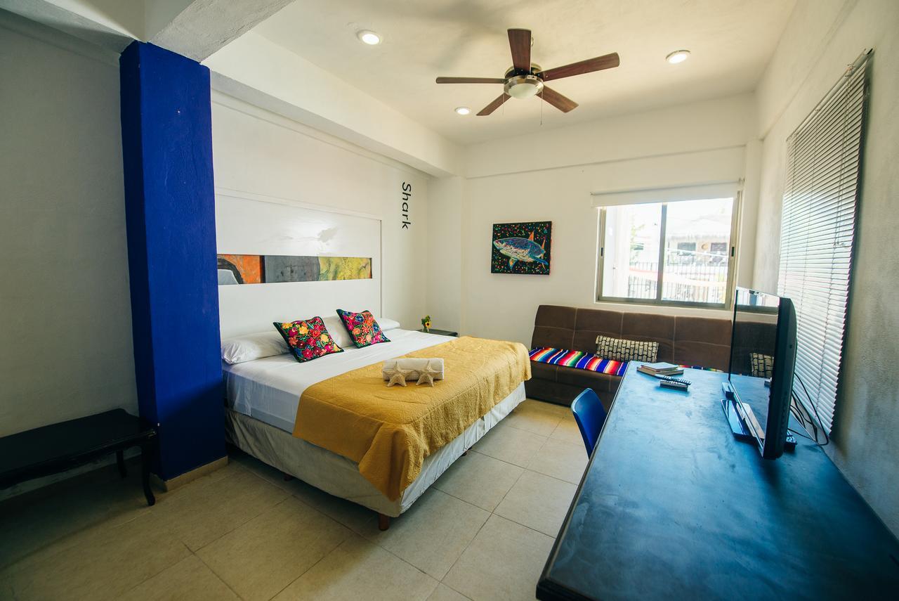 The Mermaid Hostel Beach (Adults Only) Cancún Esterno foto