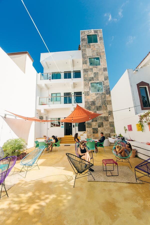 The Mermaid Hostel Beach (Adults Only) Cancún Esterno foto